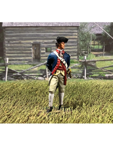 Figura de Soldado Continental W. Britain 1:30 Metal 6,03 cm
