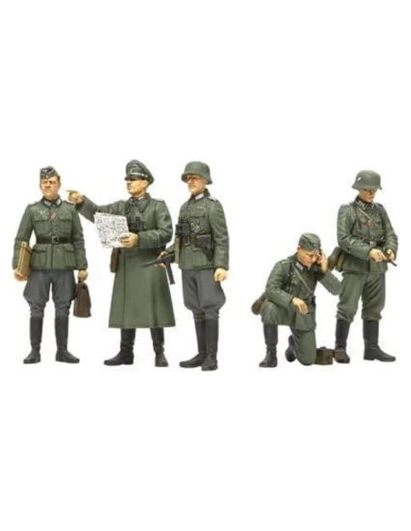 Conjunto de Figuras Militares Tamiya 1:35 Comandante Alemán