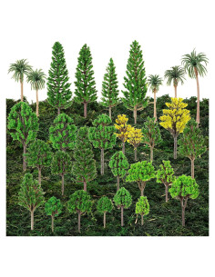 30 Árboles Modelo Canlierr 4-16 cm + Musgo Seco 50x15 cm
