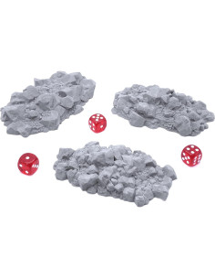 EnderToys Rocas Irregulares 3D para RPG y Wargames 28mm 2