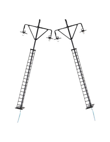 Mini Lámparas de Ferrocarril STOBOK 2 Pcs 12x4.5 cm