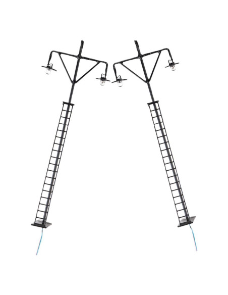 Mini Lámparas de Ferrocarril STOBOK 2 Pcs 12x4.5 cm