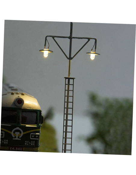 Mini Lámparas de Ferrocarril STOBOK 2 Pcs 12x4.5 cm