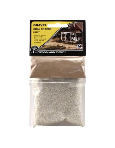 Grava Gris Medio Woodland Scenics C1287 0,28 kg