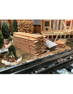 Pilón de Madera Escala O Dechant's 15,24x5,08 cm 2