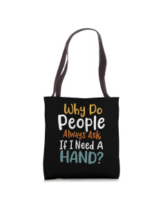 Bolsa de mano para amputados con asas 40x40 cm