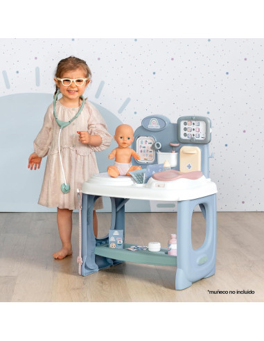 Centro de Cuidado Infantil Smoby - Juego Pediatra 24 Piezas
