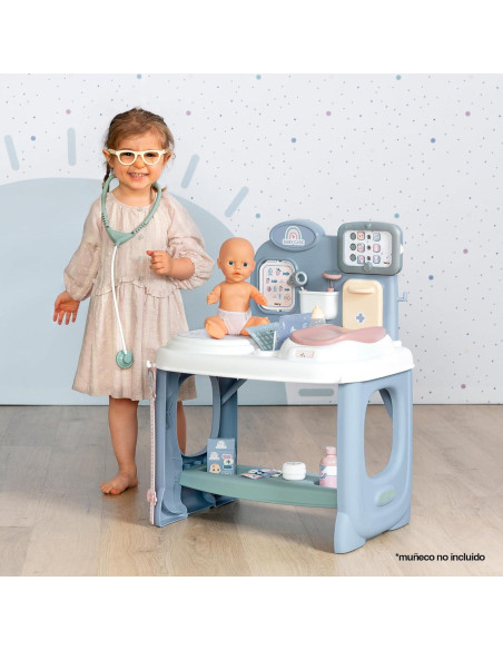 Centro de Cuidado Infantil Smoby - Juego Pediatra 24 Piezas