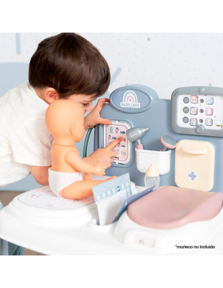Centro de Cuidado Infantil Smoby - Juego Pediatra 24 Piezas
