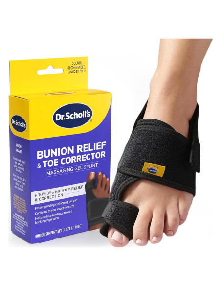 Corrector de Juanetes Dr. Scholl's con Férula de Gel - Alivio Dolor