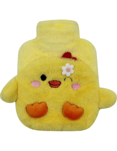 Botella de Agua Caliente Mosstyus Pato 400 ML con Funda