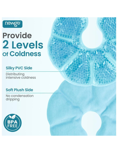 Paquete de Hielo Reutilizable NEWGO para Senos 2 Piezas