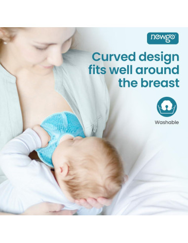 Paquete de Hielo Reutilizable NEWGO para Senos 2 Piezas
