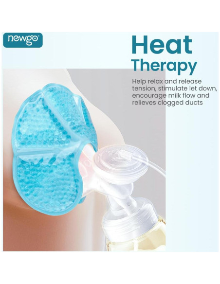 Paquete de Hielo Reutilizable NEWGO para Senos 2 Piezas