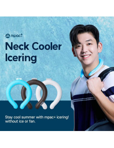 Enfriador de Cuello Jumbo mpac+ Blanco - Refrigerante Ecológico 2