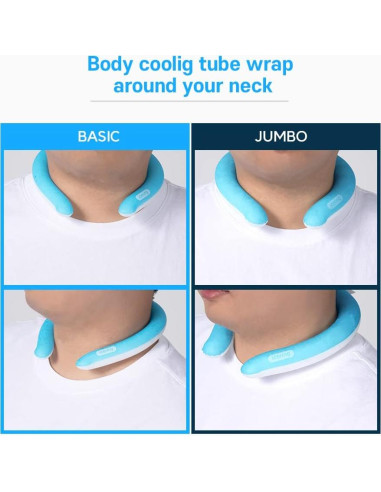 Enfriador de Cuello Jumbo mpac+ Blanco - Refrigerante Ecológico