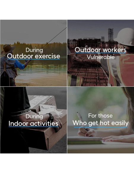 Enfriador de Cuello Jumbo mpac+ Blanco - Refrigerante Ecológico