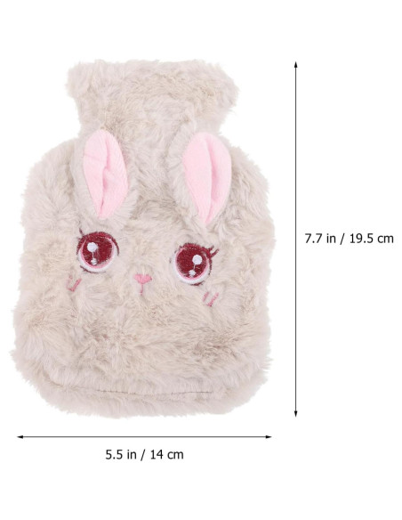 Botella de Agua Caliente Healvian 2pcs Conejo Peluche 19.5cm