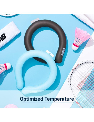 Enfriador de Cuello Jumbo mpac+ Blanco - Refrigerante Ecológico