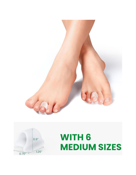 Corrector de Dedo en Martillo Bukihome - 6 Enderezadores Medianos