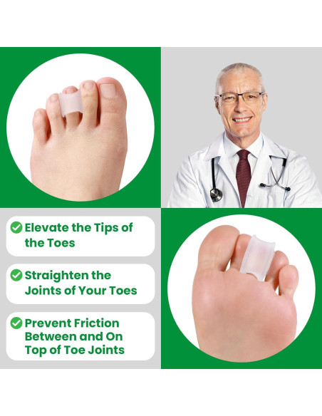 Corrector de Dedo en Martillo Bukihome - 6 Enderezadores Medianos