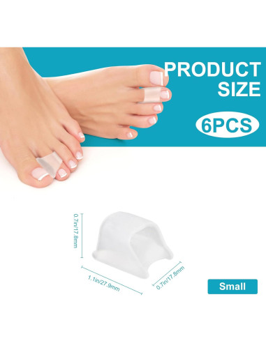 6 Piezas Corrector de Dedo en Martillo Sopoloray Pequeño