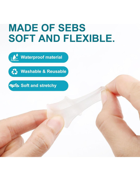 6 Piezas Corrector de Dedo en Martillo Sopoloray Pequeño