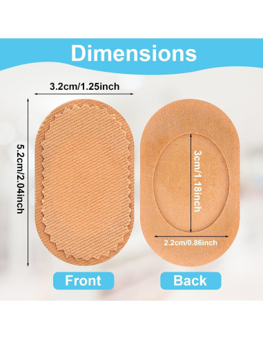 18 Almohadillas Protectores Juanetes DSLSQD Sin Pegamento