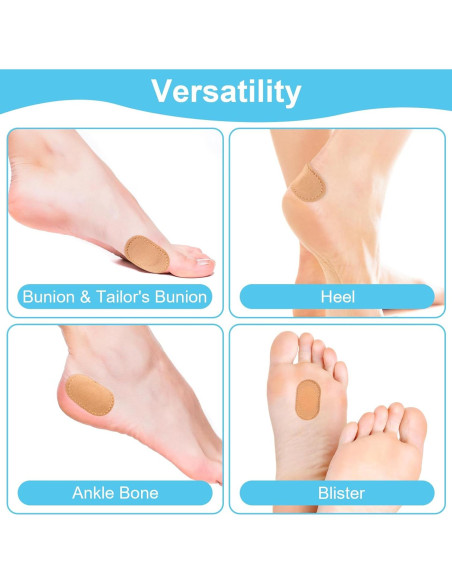 18 Almohadillas Protectores Juanetes DSLSQD Sin Pegamento