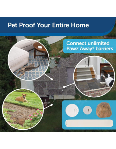 Barrera Inalámbrica para Mascotas PetSafe Pawz Away 4.88m