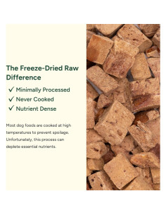 360 Nutrición de Mascotas Hígado de Bisonte Liofilizado 113g 2