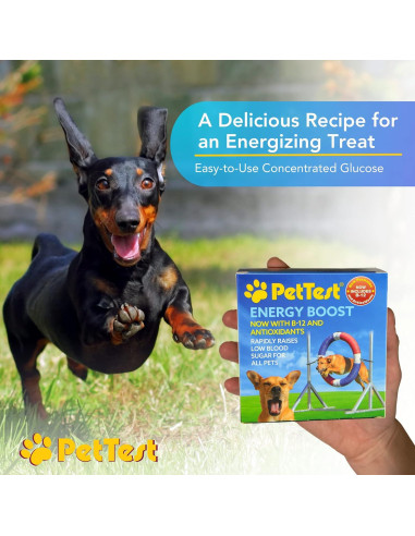 Gel de Glucosa para Mascotas Advocate PetTest 3x10ml