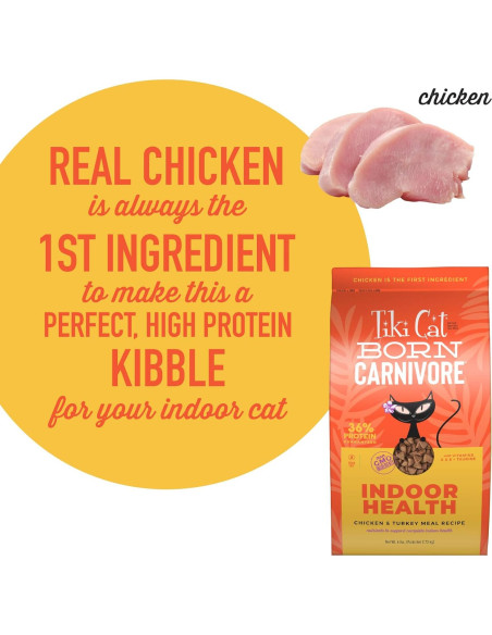 Tiki Cat Comida Seca para Gatos Pollo y Pavo 2,72 kg