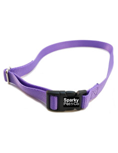Correa de Nylon Sólido 19mm Sparky Pet Co Lavanda