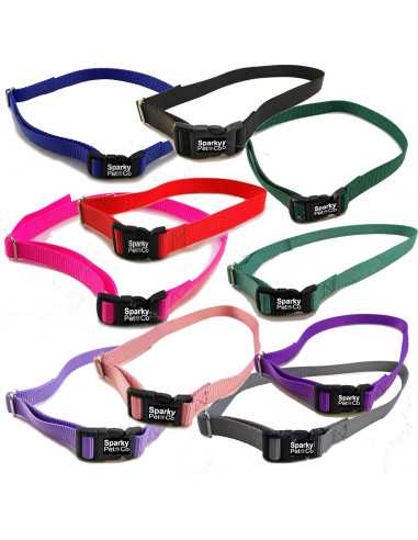 Correa de Nylon Sólido 19mm Sparky Pet Co Lavanda