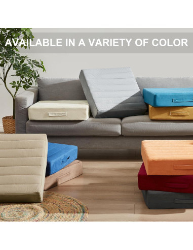 Cojín de Suelo JKMAX 55x55 cm Espuma Viscoelástica Gris