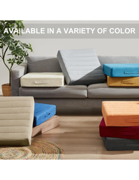 Cojín de Suelo JKMAX 55x55 cm Espuma Viscoelástica Gris