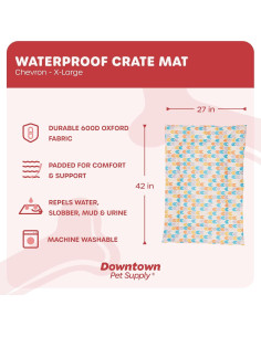 Almohadilla para jaula de perro Downtown Pet Supply XL 42x27cm 2