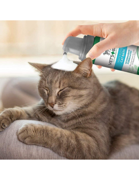 Champú Seco para Gatos Vet's Best - Espuma Sin Enjuague 113 g