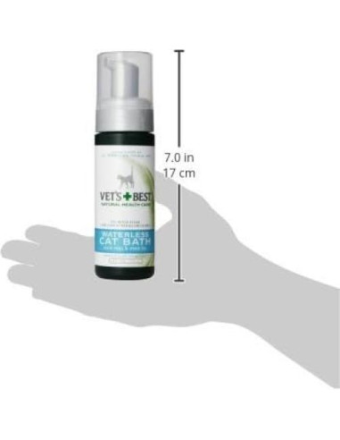 Champú Seco para Gatos Vet's Best - Espuma Sin Enjuague 113 g