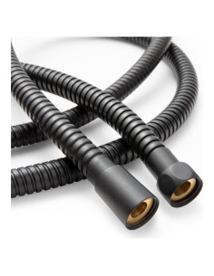 Manguera de Ducha OFFO 203 cm Acero Inoxidable Flexible Negro