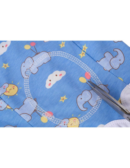 2 Trajes de Recuperación para Perros y Gatos Miaododo L Azul