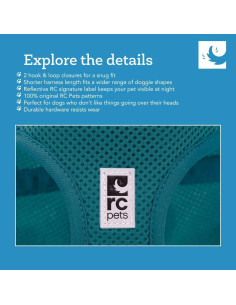 Arnés RC Pets Step In Cirque L Mulberry 24x12x5 cm 2