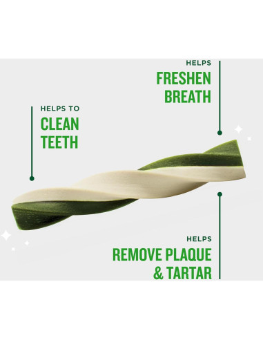 Golosinas Dentales Minties Twists VetIQ 680g para Perros +18kg