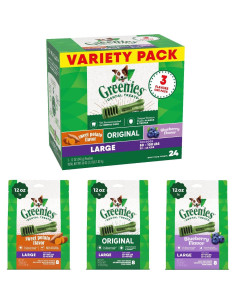 Golosinas Dentales Greenies Grandes 24 Unidades Variedad 2