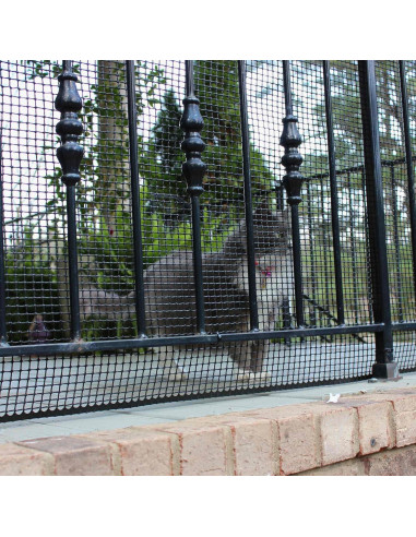 Red de Patio Exterior Cardinal Gates DSHD15 - 4,57x0,91m - Negro