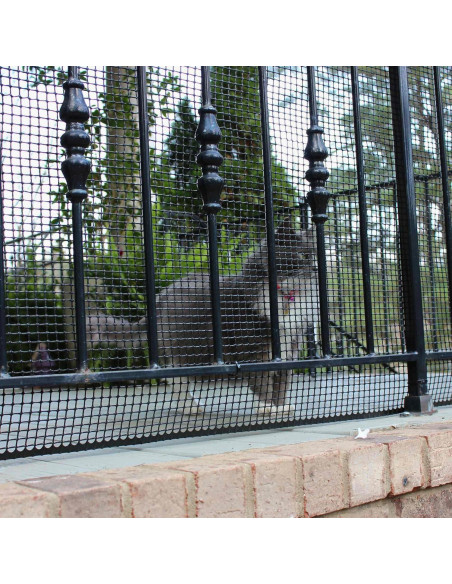 Red de Patio Exterior Cardinal Gates DSHD15 - 4,57x0,91m - Negro