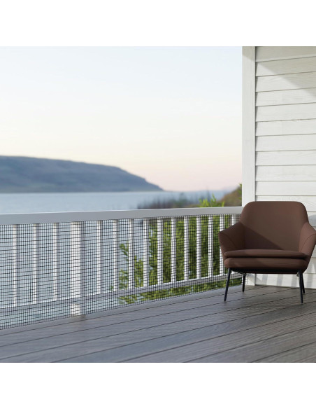 Red de Patio Exterior Cardinal Gates DSHD15 - 4,57x0,91m - Negro