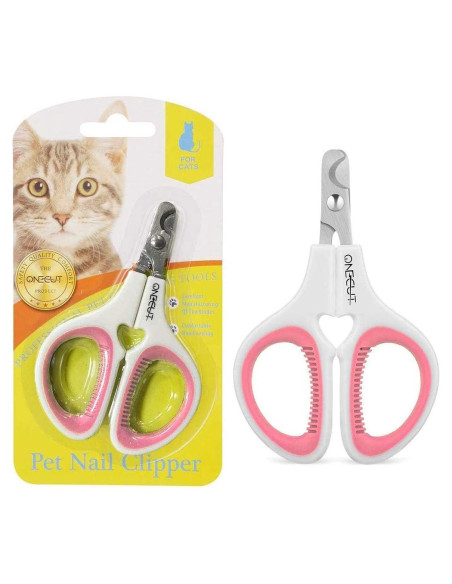 Cortauñas para Mascotas OneCut Rosa - Afilado y Seguro