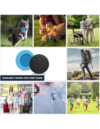 Rastreador de Mascotas GBVP para Gato iOS Azul